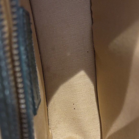 Green Leather LL Bean Signature Crossbody Purse - Picture 5 of 6